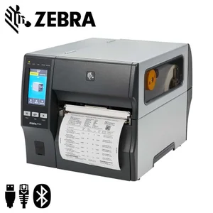 Zebra labelprinter ZT421- LAN + USB + BT - 203DPI - Direct thermisch + Thermal Transfer + Cutter upgrade kit