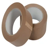 Verpakkingstape IEZZY papier 50mmx50 meter 80p gerecycled papier bruin