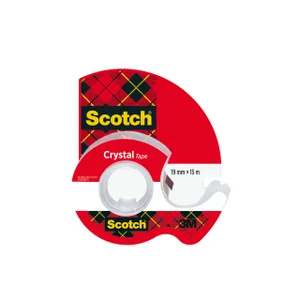 Plakband Scotch Crystal 600 19mmx15m transparant