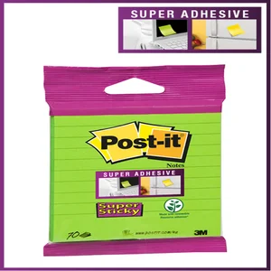 Memoblok 3M Post-it XL-LL Super Sticky 101mmx101mm