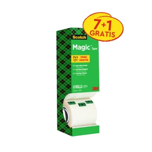 Plakband Scotch Magic 810 19mmx33m onzichtbaar mat