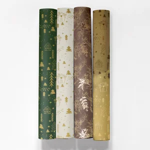 DULA kerst inpakpapier - 1,5mx70cm - Cozy X-mas