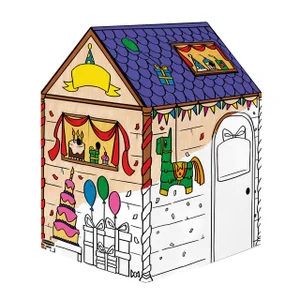 Kartonnen speelhuis XL Verjaardag Bankers Box Play