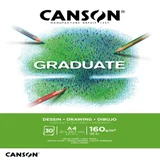 Tekenpapier Canson Graduate Drawing 30vel 160gr A4 helderwit