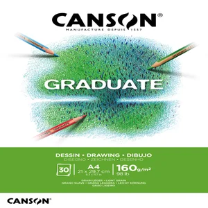 Tekenpapier Canson Graduate Drawing 30vel 160gr A4