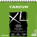 Tekenpapier Canson XL Drawing 50vel 160gr A4 wit