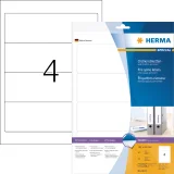 Rugetiket HERMA 8621 breed 61x192mm zelfklevend wit
