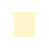 T-kaart Djois formaat 3 77mm beige 100 stuks