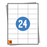 DULA Etiketten A4 24 stickers per vel 70x36mm 100 vel