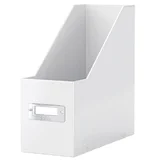 Tijdschriftencassette Leitz WOW click & store gerecycled karton wit