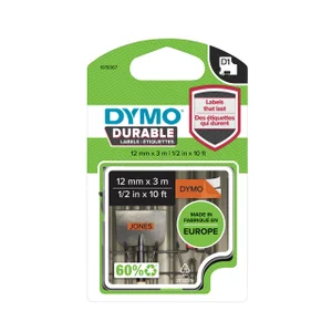 Labeltape Dymo LabelManager D1 polyester 12mm zwar