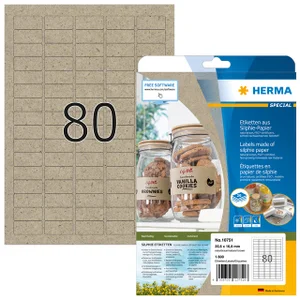 Etiket HERMA 10751 35.6x16.9mm silphie bruin 1600