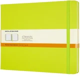Notitieboek Moleskine XL 190x250mm lijn hard cover lemon green