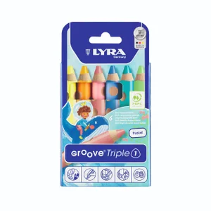 Kleurpotlood LYRA Groove Triple One extra dik set
