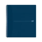 Spiraalblok Oxford Origin A4+ lijn 140 pagina's 80gr blauw