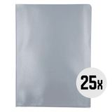 DULA L-mappen - A5 Transparant - 0,12mm Nerf - 25 stuks