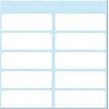 Etiket HERMA 3738 19x40mm wit 70 stuks