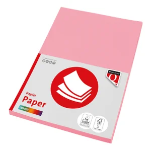 Kopieerpapier Quantore Colour A4 120gr roze 100 ve