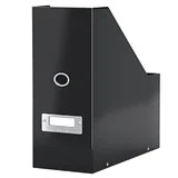 Tijdschriftencassette Leitz WOW click & store gerecycled karton zwart