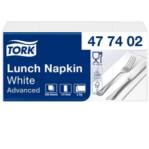 Lunchservet Tork Advanced 1/8 vouw 2-laags 328x325