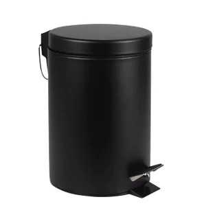 Pedaalemmer BRASQ 20 liter zwart
