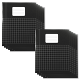 DULA Schriften A5 Ruit 10 mm - Zwart - 10 pak 