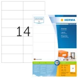 Etiket HERMA 4625 105x42.3mm premium wit 2800 stuks