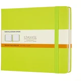 Notitieboek Moleskine large 130x210mm lijn hard cover lemon green