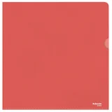 Insteekmap L-model Esselte standaard A4 0.11mm PP rood 100 stuks
