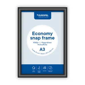 Kliklijst Europel Economy A3 zwart