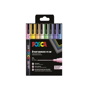 Paintmarker Uni POSCA PC3M fijn pastel assorti set