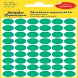 Etiket Avery 3143 rond 12mm groen 270 stuks