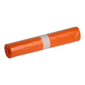 Afvalzak Propsac HDPE T25 70x110cm 120L oranje rol