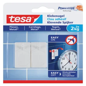 Klevende Spijker tesa® tegels & metaal 2kg wit 2 s