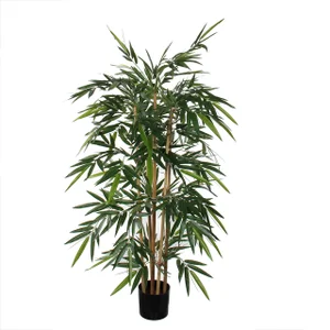 Kunstplant Mica Bamboe in plastic pot 150x75cm