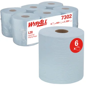 Poetspapier WypAll L20 GeneralClean 2-laags 336 ve