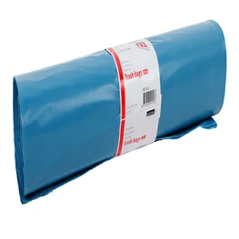 Afvalzak Quantore LDPE T60 120L blauw extra stevig
