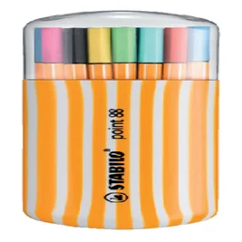 Fineliner STABILO point 88/20 fijn assorti zebra-e