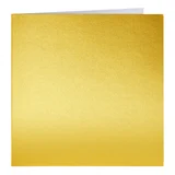 Correspondentiekaart Papicolor dubbel 105x148mm metallic goud pak à 6 stuks