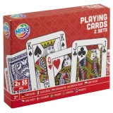 Speelkaarten Moxy set à 2 doosjes met 55 kaarten