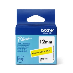 Labeltape Brother P-touch Btag-631 standaard 12mm
