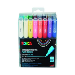 Paintmarker Uni POSCA PC1MC extra fijn assorti set