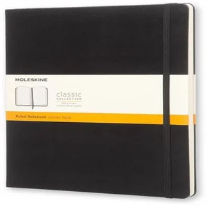 Notitieboek Moleskine XL 190x250mm lijn hard cover