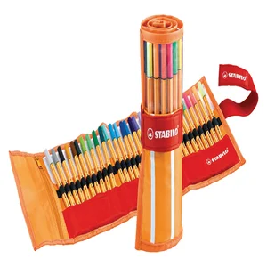 Fineliner STABILO point 88/30 rollerset oranje/roo