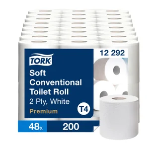 Toiletpapier Tork T4 Premium 2-laags 200 vel wit 1