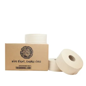 Toiletpapier The Good Roll jumbo klein bamboe 2-la