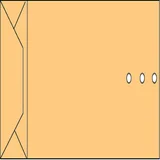 Envelop Quantore monsterzak 100x245x40mm bruin 250 stuks