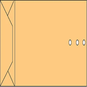 Envelop Quantore monsterzak 100x245x40mm bruin 250