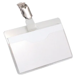 Badge Durable 8106 met clip liggend open 60x90mm