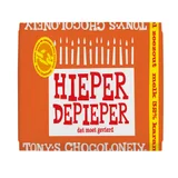 Chocolade Tony's Chocolonely melk karamel zeezout hieper de pieper reep 180gr